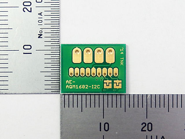 Ｉ２Ｃ接続小型キャラクタＬＣＤモジュール